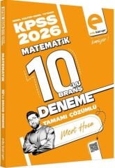 Mert Hoca 2026 KPSS Matematik 10 lu Branş Deneme Edu Kariyer