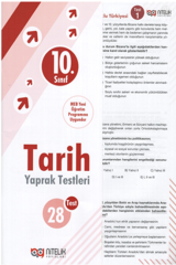 10 Sınıf Tarih Yaprak Test Nitelik Yayınları
