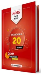 KPSS Vatandaşlık 20 Deneme Çözümlü Dijital Hoca Akademi