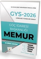 2026 GYS Göç İdaresi Başkanlığı Memur Tamamı Çözümlü 3 Deneme Sınavı Pelikan